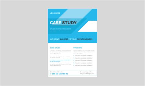 Case Study Template, Flyer Template, Poster design with Case Study, Case Study Template 6408302 ...