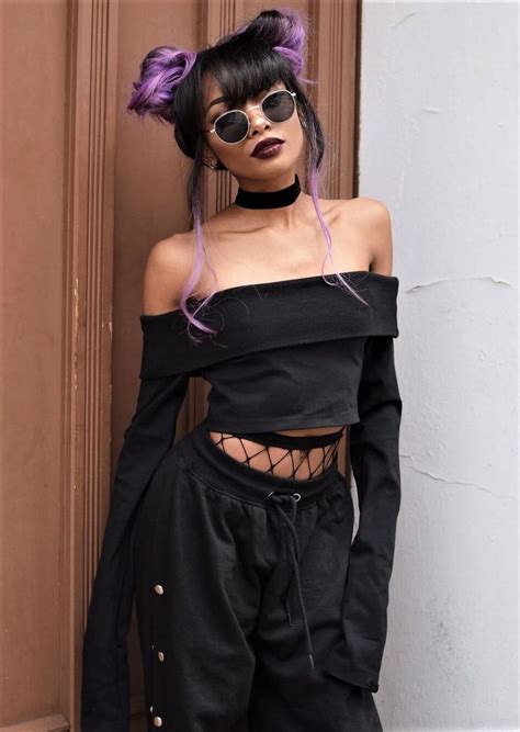 24 Awesome Choker Outfit Ideas To Rock | Black girl fashion, Girl ...