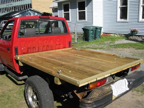 Image result for what wood is good for flat bed truck | Wooden truck bedding, Wood truck bedding ...