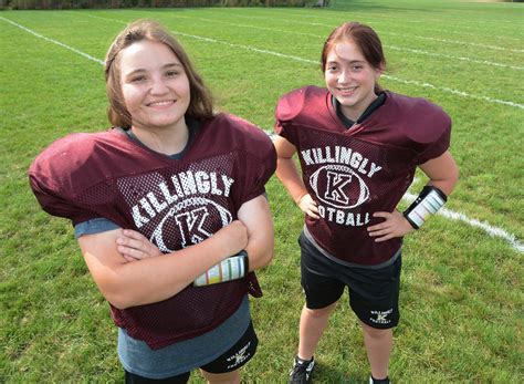 Killingly High football girls share journey from sideline to the field