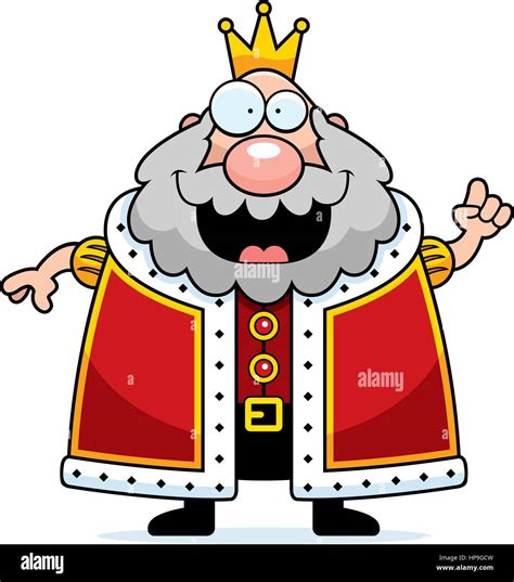 A happy cartoon king with an idea Stock Vector Image & Art - Alamy