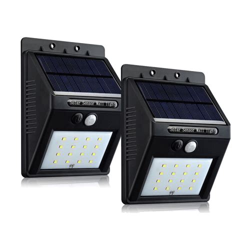 16 LED Outdoor Solar Powered Wireless Waterproof Security Motion Sensor Light - 2pc - Walmart ...