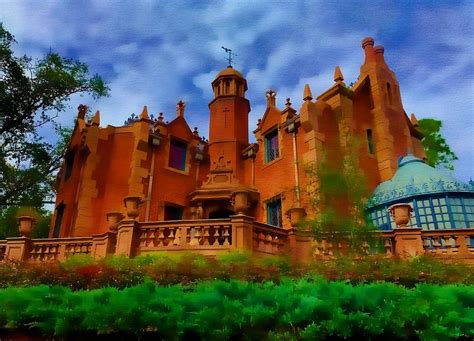 Haunted Mansion Gracey Manor Disney Print Magic Kingdom Walt Disney ...