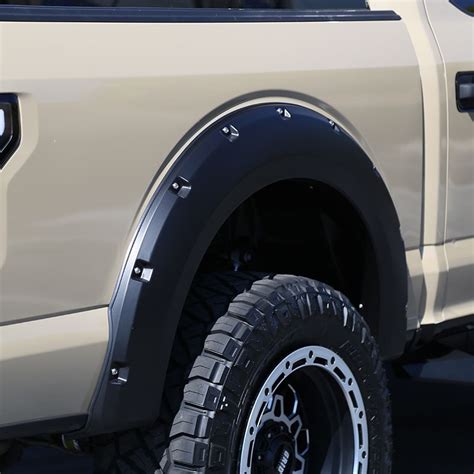 2015-2019 Ford F-150 Matte Black Fender Flares - FDF-F15015A-PK-MP