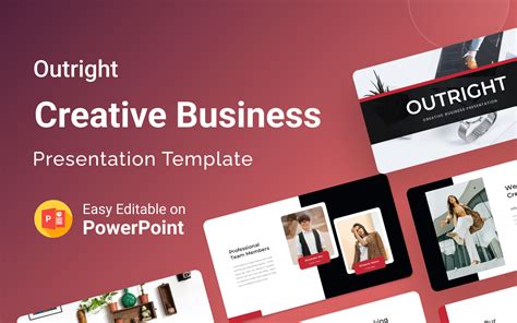 Outright – Creative Business PowerPoint Template | Business powerpoint templates, Powerpoint ...
