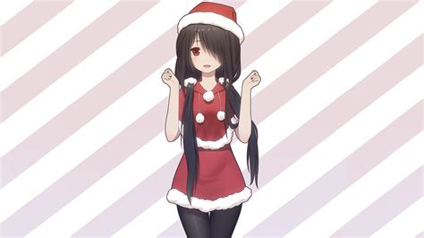 Cute Anime Girl Christmas Wallpapers HD Free Download