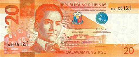 Philippines new signature 20-peso note (B1084d) confirmed – BanknoteNews