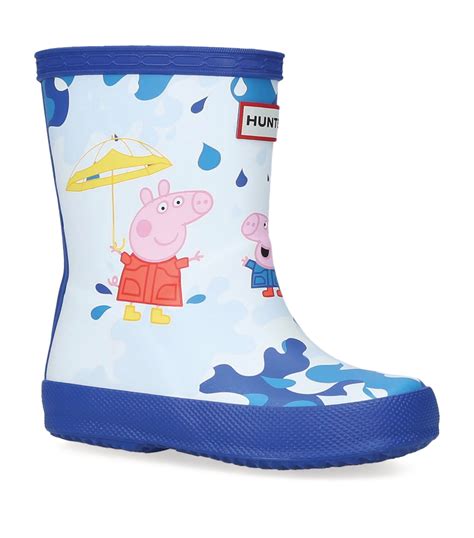 Hunter Kids + Peppa Pig Muddy Puddles Wellington Boots | Harrods AU