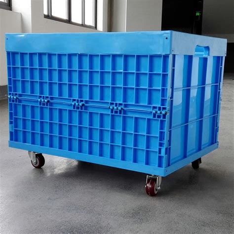 Plastic Shipping Collapsible Storage Crate /bin Industrial Stackable ...