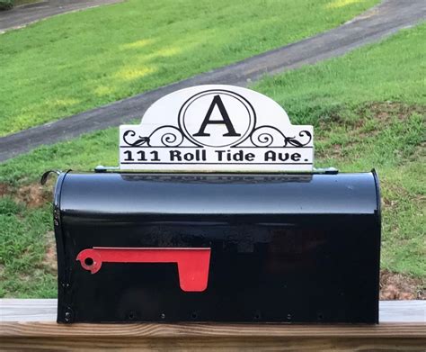 Mailbox Address Sign Double Sided Mailbox Address Plaque | Etsy