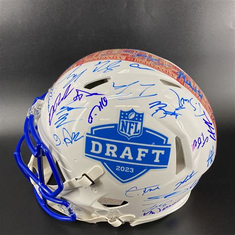 NFL - 2023 Draft helmet signed by Bryce Young, CJ Stroud, Anthony ...