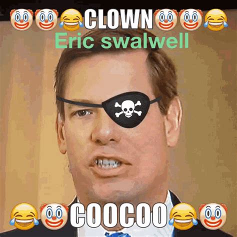 Eric Swalwell Clown GIF - Eric Swalwell Clown Scary - Discover & Share GIFs