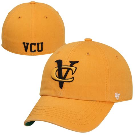 VCU Rams Yellow Franchise Fitted Hat