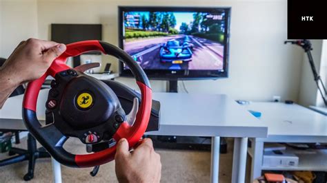 Thrustmaster ferrari 458 spider racing wheel and pedals - town-green.com