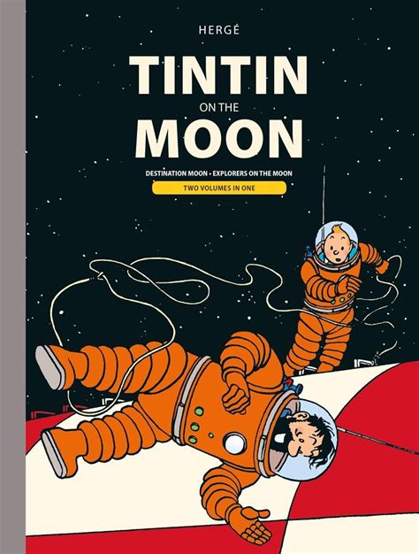 Tintin on the Moon - Destination Moon & Explorers on the Moon (Egmont UK)