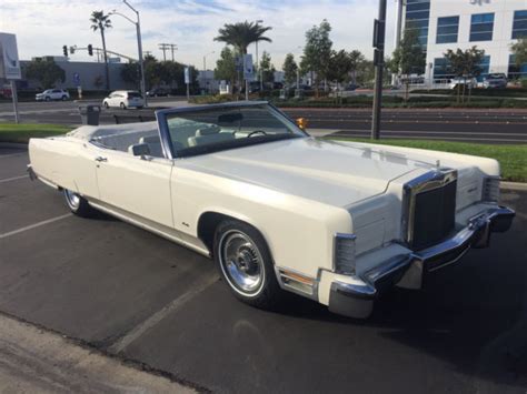 1977 Lincoln Town Coupe Convertible, Once owned by Joey Buttafuoco - Classic Lincoln Town Car ...