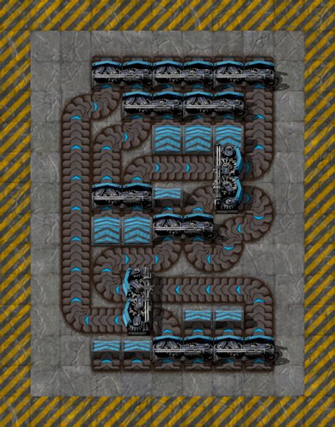 Compact 6 belt balancer : r/factorio