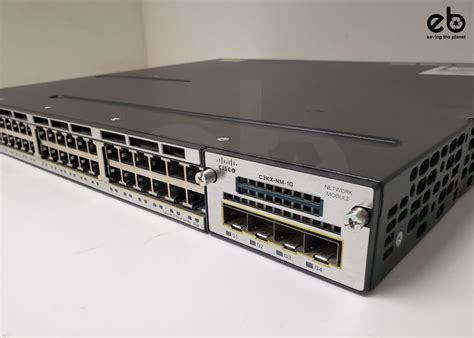 Cisco Catalyst 3750X series 48 Switch WS-C3750X-48T-S V02 + C3KX-MN-1G 2PWS Refurbished Switch ...