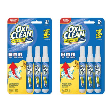 OxiClean On The Go Stain Remover Pen for Clothes and Fabric, to Go ...