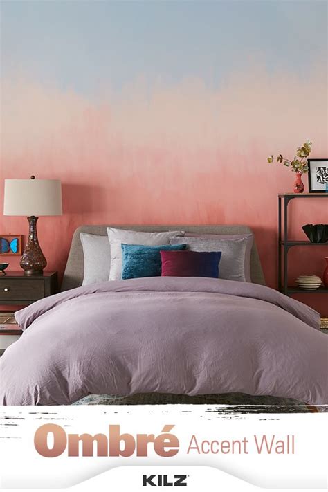 how to paint an ombre sunset wall - Kandice Slattery