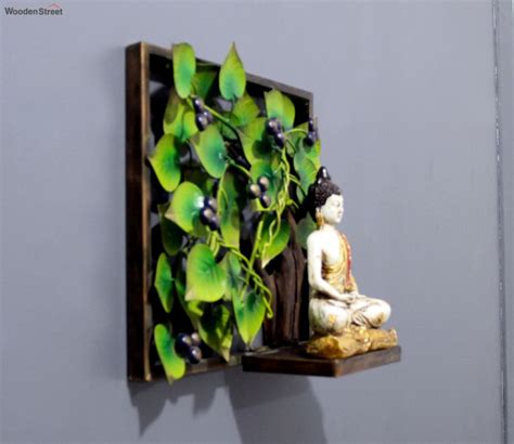 Buy Buddha With Tree Frame Metal Wall Art Online in India at Best Price ...