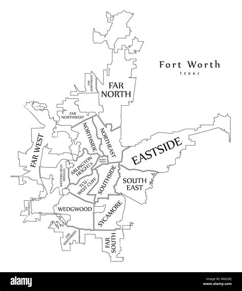 Fort Worth Map Of Neighborhoods - Sophi Kassie