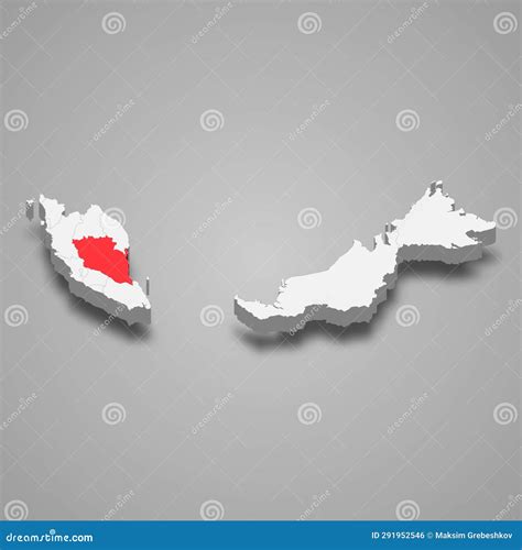 Pahang State Location within Malaysia 3d Map Stock Vector - Illustration of government, town ...