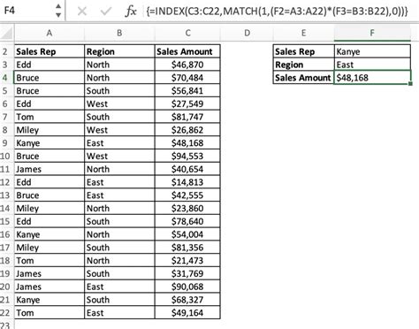 7 Easy Steps to Master INDEX MATCH with Multiple Criteria