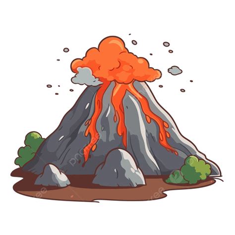 Volcan De Dibujos Animados PNG, Vectores, PSD, e Clipart Para Descarga Gratuita - Pngtree