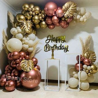 Decoracion Arco Globos Arena Oro Rosa Boda Grado Cumpleaños | Linio Colombia - GE063TB0DFP7NLCO