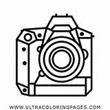 Digital Camera Dslr Coloring Pages For Kids  Free sketch template