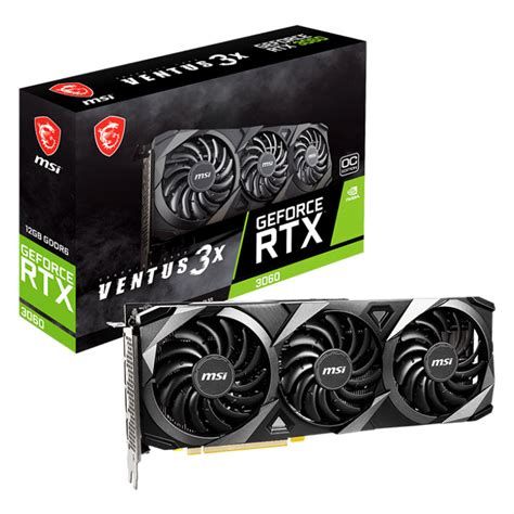 Buy MSI GeForce RTX 3060 Ventus 3X OC 12GB [RTX-3060-VENTUS-3X-12G-OC ...