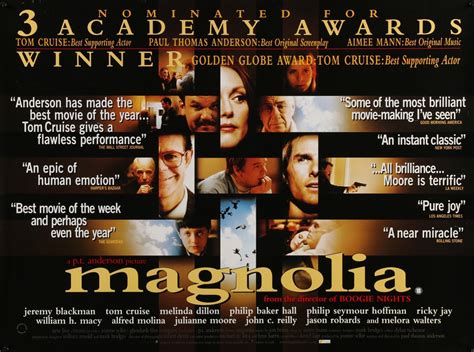 Film: Magnolia (1999) Year poster printed: 2000 (First theatrical release in UK) Country: United ...