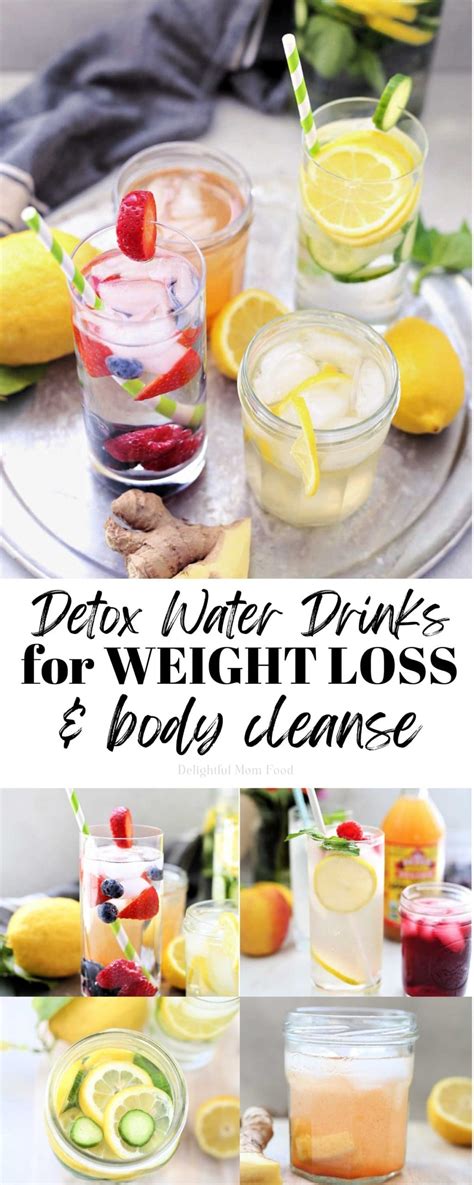 4 Detox Water Recipes for Weight Loss & Body Cleanse - Delightful Mom