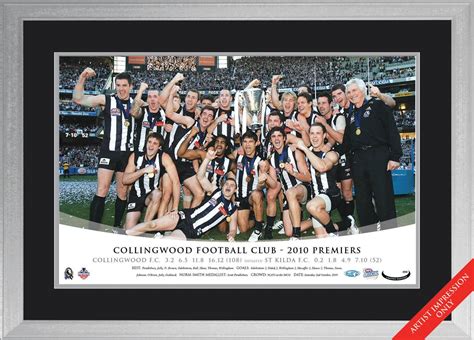 Collingwood 2010 AFL Premiers team photo - Pro Sports Memorabilia