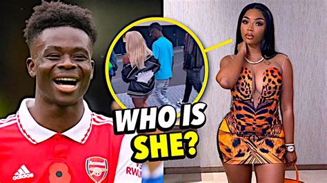 Bukayo Saka Reveals his New Girlfriend - YouTube