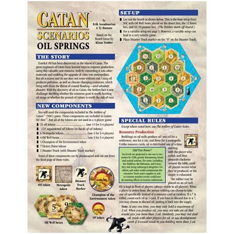 Catan Scenarios: Oil Springs - Crow's Castle