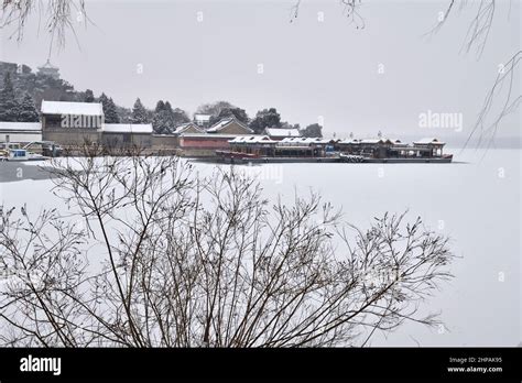 Summer Palace in Winter Stock Photo - Alamy