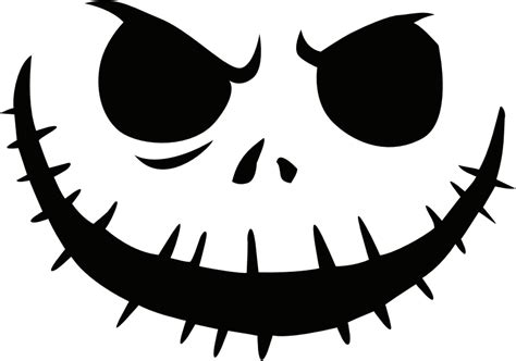 jack_skellington Pumpkin Face Free Pumpkin Carving Template | 9st ...