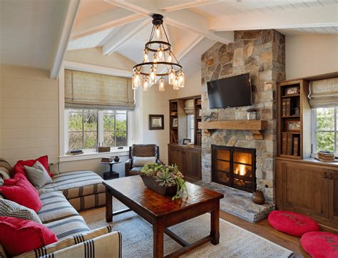 20+ Beautiful Living Rooms With Fireplaces