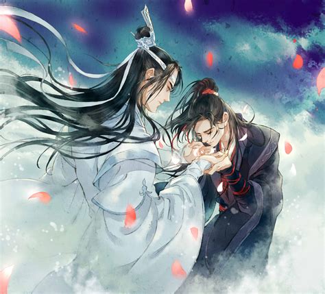 动漫美图丨颜值美炸，给你一波《魔道祖师》高清壁纸_小漫