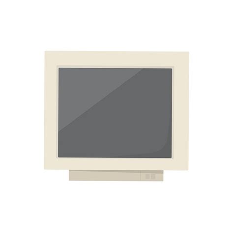 Old computer monitor graphic illustration | Free Vector - rawpixel