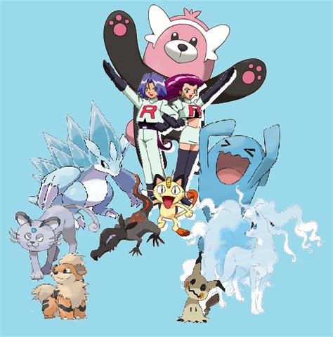 Team Rocket Alolan Pokemon Team by PowerXnetwork on DeviantArt