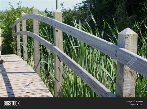 Wooden Bridge Railing Image & Photo (Free Trial) | Bigstock