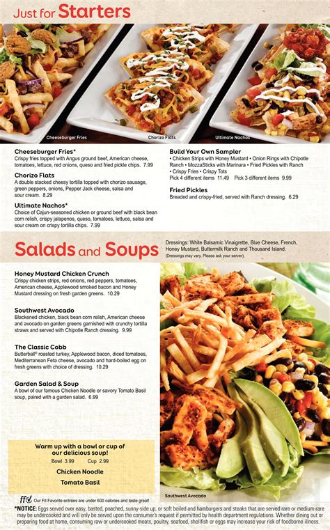 Menu for Perkins Family Restaurant & Bakery in St. Catharines, Ontario