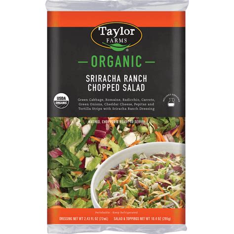 Taylor Farms Organic Chopped Salad Sriracha Ranch | Shop | Martins ...