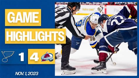 Highlights: COL 4, STL 1 | St. Louis Blues