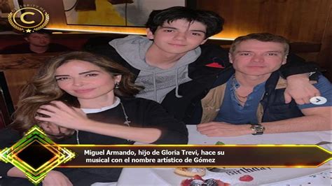 Miguel Armando, hijo de Gloria Trevi, hace su musical con el nombre ...