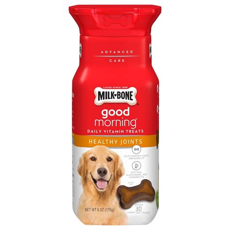 Milk-Bone Good Morning Daily Vitamin Dog Treats, Healthy Joints, 6 oz - Walmart.com