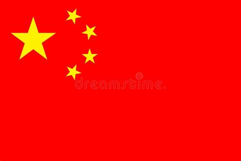 National Flag of the People S Republic of China Stock Illustration ...